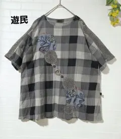 【遊民　ゆうみん】トップス　チュニック　プルオーバーのサムネイル