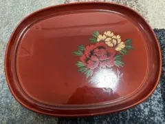 浄法寺塗　菓子鉢　茶道具　漆器　坂田漆器店　大型25㎝　箱・栞　未使用品　美品 浄法寺塗 菓子鉢 茶道具 漆器 坂田漆器店 大型25㎝ 箱・栞 未使用