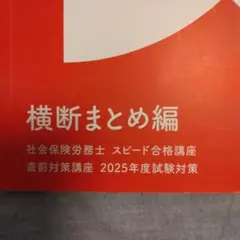 社労士　社会保険労務士 横断　 2025年　フォーサイト
