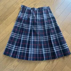 ♠️レア♠️Burberry's♠️ネイビープリーツスカート♠️チェック 2026年最新】BURBERRY カラー：ネイビー系 レディース ひざ丈 プリーツ