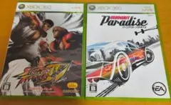 Xbox 360 ストリートファイターIV & バーンアウトパラダイス