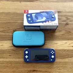 ▪️Nintendo Switch Lite ブルー 本体 キャリングケース付