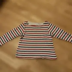 UNIQLO 長袖カットソー 110cm ストライプ