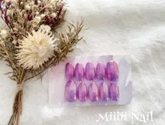 【NO.22】春ネイル オーロラネイル