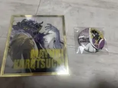 BLEACH 涅マユリ クリアミニ色紙　缶バッジ