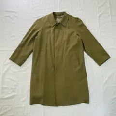 オリーブ色 トレンチコート　春向け　ロングコート　古着