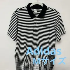 adidas neo ストライプ ポロシャツ 半袖のサムネイル