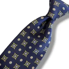 HERMES エルメス シルク ネクタイ カタツムリ柄 紺 金 7839 UA - メルカリ