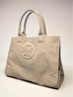 TORY BURCH トリーバーチ エナメルトートバッグ ベージュ 大容量のサムネイル