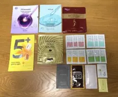 韓国 フェイスマスク パック 5種類 各1枚 ★おまけスキンケア付き