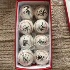 カープ選手直筆サイン入り野球ボール8個セット 広島東洋カープ 選手 直筆サインボール 8個セット - メルカリ