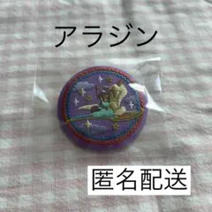 ディズニー　刺繍缶バッジ　アラジン