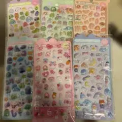 ぷくぷくシール ドロップシール シール交換 大量 かわいい キラキラ シール帳