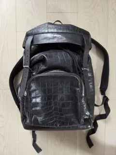 ん*の様 MCM ブラック ドット柄 リュック - メルカリ