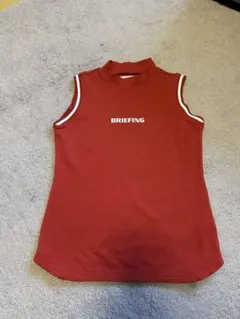 BRIEFING ノースリーブシャツ レッドのサムネイル