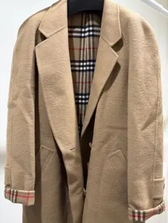 【美品】バーバリー　チュニックコート　ノバチェック　ダブルフェイス