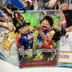 ONE PIECE CARDGAME エース&サボ&ルフィ OP13-007SR
