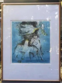 岡野浩二「リーフ Ⅱ」リトグラフ 額装 55/150 海 絵画 F - メルカリ