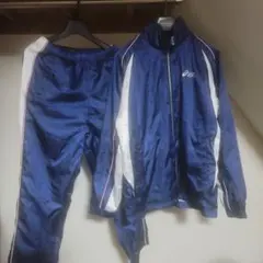 ASICS　ナイロン　ジャージ　セットアップ