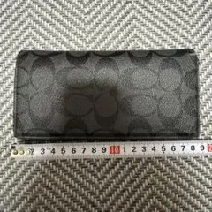 COACH 長財布 ブラック ジャンク 訳あり