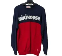 【希少】MIKI HOUSE ミキハウストレーナー デカロゴ ☆L☆ヴィンテージのサムネイル