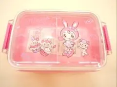 新品未使用　メゾピアノ　ベリエちゃんランチボックス　弁当箱　ピンク　ベリエちゃんのサムネイル