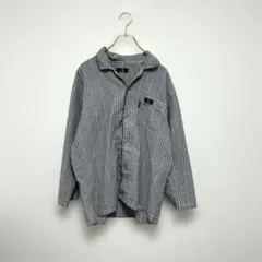 プロクラブ Ｖネック シャツ ストライプ シャツ Mサイズ メンズ 長袖