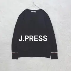 ジェイプレス♡J.PRESS チルデンニットカーディガン M ネイビー Vネックのサムネイル