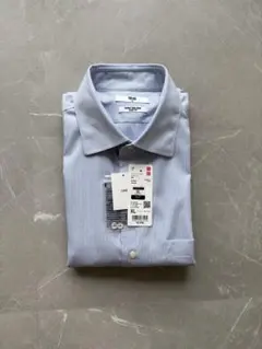 UNIQLO ユニクロ スーパーノンアイロンスリムシャツ セミワイド ストライプ