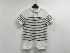 美品ラコステLACOSTEボーダーポロシャツ★4★A691