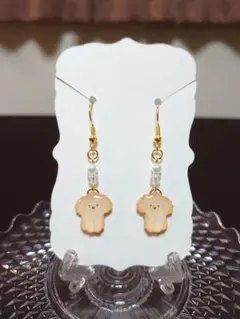 トイプードル　　マルチーズ　ピアス　ブレスレット　リング トイプードル マルチーズ ピアス ブレスレット リング K47