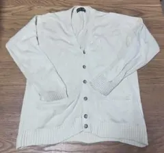 EASTBOY イーストボーイ カーディガン ベージュ ピンク刺繍