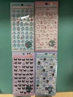 サンリオ　ボンボンドロップシールミニ　 4種セット　mini【正規品】