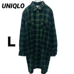 UNIQLO サイズＬ 胸ポケット2つ付き 長袖