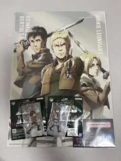 一番くじ 進撃の巨人 獣の巨人は俺が仕留める F賞 H賞 3点セット