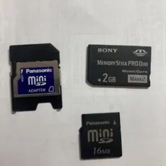 Panasonic miniSDカードアダプター おまけ付き
