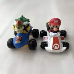 ハッピーセット マリオカート マリオ・クッパ フィギュア【2個セット】