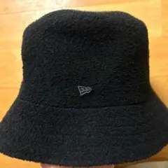 NEW ERA ブラック バケットハット SMALL/MEDIUM