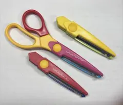 はさみ 3本セット ギザギザはさみ 工作のサムネイル
