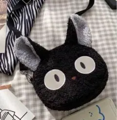 黒猫 ポシェット 魔女の宅急便 ジジ風　ハロウィン　コスプレに！