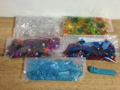 レゴ　LEGO 色々な形と色の組み合わせ　クリアカラー　まとめ売り　合計300g