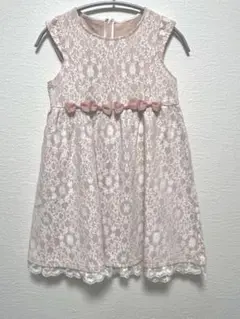 最終値下げ【美品】anyFAM ピンク レース ワンピース 130cm