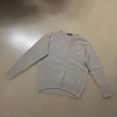 セール☆GREEN LABEL RELAXING ウール100%Vネックニット