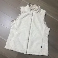 Prince リバーシブル　ボア・花柄ベスト