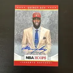 Quincy Acy サイン入り NBAカード トロント・ラプターズ