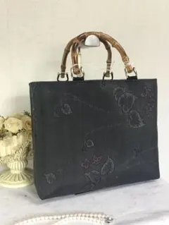 花ぷらら・ハンドメイド・大島紬・大きめ・トートバッグ・177 - メルカリ