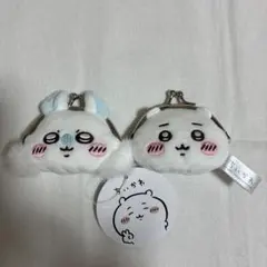 新品未使用 2点セット ちいかわ ミニがま口ポーチ ちいかわ モモンガ