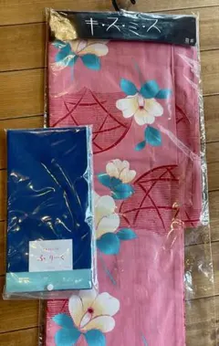 新品未使用　レディース浴衣+帯セット