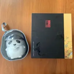 ✨再々お値下げ✨中国茶器セット 未使用 パンダ 携帯ケース付き