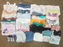 女の子服120サイズセット☆子ども服40着☆夏物春物多めまとめ売り②☆お着替え用